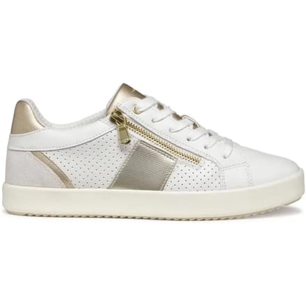 GEOX BLOMIEE DAMES Sneakers - WIT/MELKWIT - Maat 38