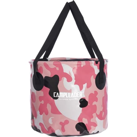 Camper 20L Opvouwbare Visemmer 5.28 Gallon Draagbare Opvouwbare Emmer Camping Waskom roze