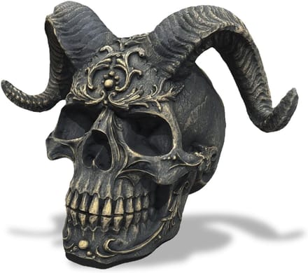 Solidchoice - Demon Skull Beeldje 14cm voor Halloween Decoratie