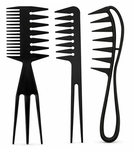 Guardian Beauty Kamset - 3 Stuks - Zwart - Haarstylingtools