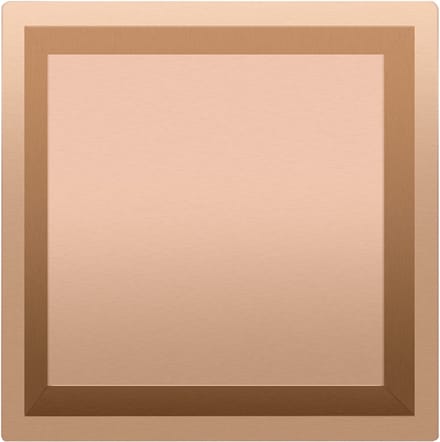 Mat rose goud RVS Inbouwnis 30x30x7cm - Inbouwnis badkamer en Douche
