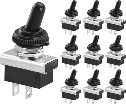 Allecto - Tuimelschakelaar - Waterdicht - 25A 12V - 2-polig