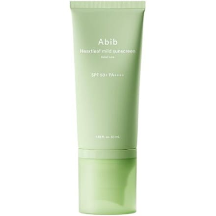 [Abib] Crème Solaire Douce Heartleaf Tube Relief SPF 50+ PA++++ 50ml beige