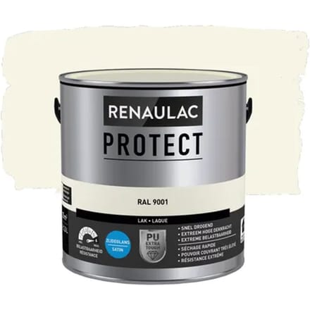 Lak Renaulac Protect Ral9001 Zijdeglans 2,5l