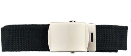 Fostex Garments - Web belt with chrome buckle (kleur: Zwart / maat: NVT)