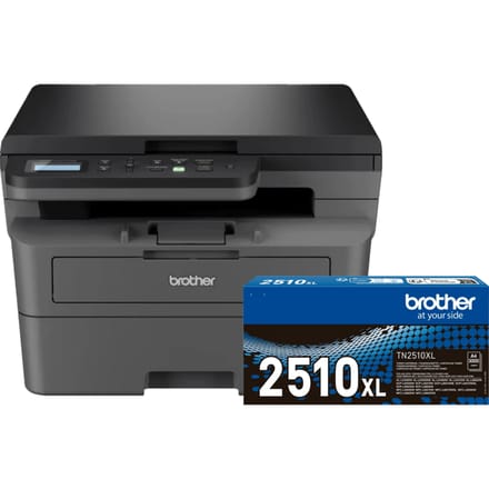 Brother DCP-L2627DWE + 1 extra zwarte XL toner