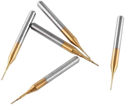 Allecto - Pack van 10 Tungsten Carbide Frezen - 3.175 mm voor