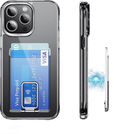 Magnetische Pasjeshouder - Geschikt voor iPhone 12/13/14/15/16 serie - Wallet Case Kaarthouder