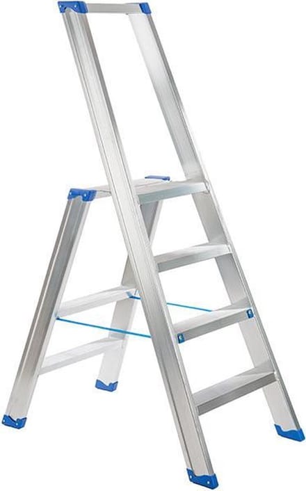 Escalo – Industriële trapladder  – Sparta  – Aluminium – 4 treden – 147 cm