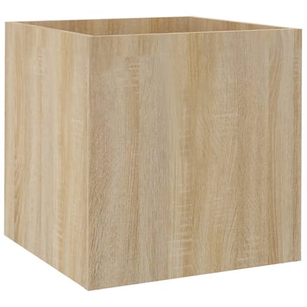 vidaXL - Plantenbak - 40x40x40 - cm - bewerkt - hout - sonoma - eiken