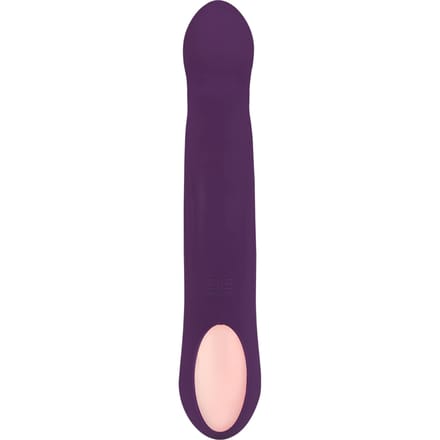Stevige rabbitvibrator van siliconen, 21,5 cm
