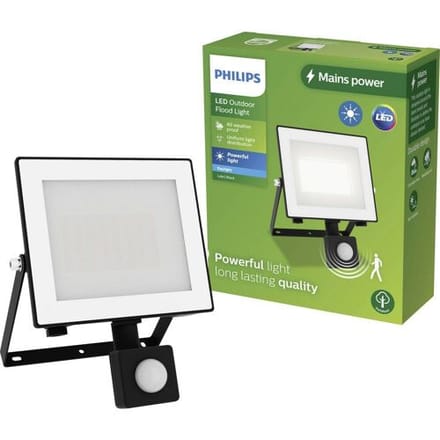 Philips LED Lois 929004642501 LED-buitenschijnwerper met bewegingsmelder 30 W Lichtkleur (naam): Koudwit