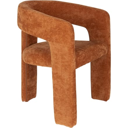 Housecraft Living Valentin Eetkamerstoelen Armleuning Oranje - Set van 2