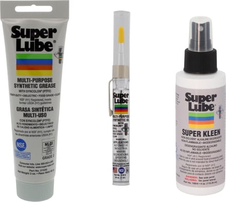 SUPER LUBE smeervet 85 gr + olie 7 ml + reiniger 118 ml