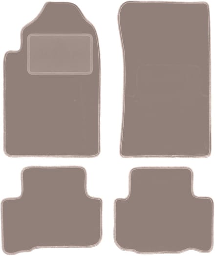 Beige veloursmatten voor: SsangYong Rexton II SUV (2006-2012)