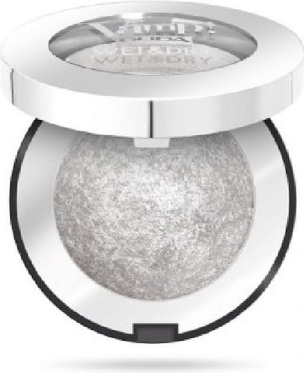 PUPA Oogschaduw Eye Make-Up Vamp! Wet&Dry 302 Discoball Silver