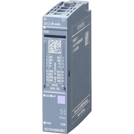 Siemens Simatic et 200sp analog input module ai 2xi 2-/4-wire stan