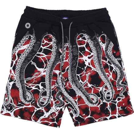 Korte heren trainingsbroek Marble Sweatshort Zwart