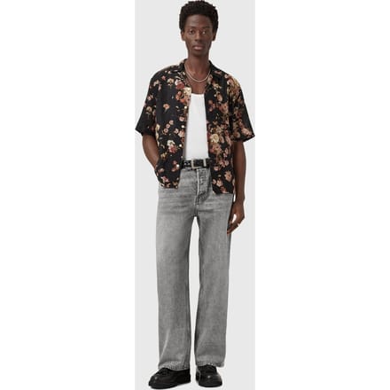 AllSaints Lenny Light Grey Größe: W36 | Relaxed Fit Outlet | Herren | Grau