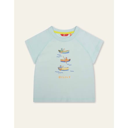 Oilily Tristan T-Shirt- maat110/5yr Surf Spray