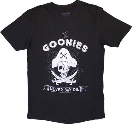The Goonies - Never Say Die Heren T-shirt - S - Zwart