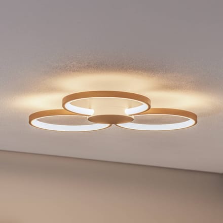 Bega plafondlamp 51299.4, fluweel messing, metaal, DALI
