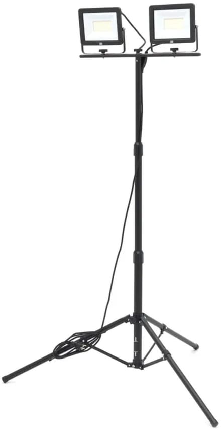 Dubbele LED Bouwlamp 2 x 50 Watt – 2 x 4700 Lumen Met Statief (Daglicht)