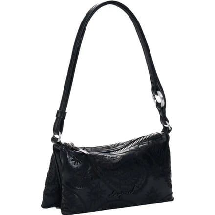 Desigual schoudertas Mone Siroco Dominique Clutch Black zwart