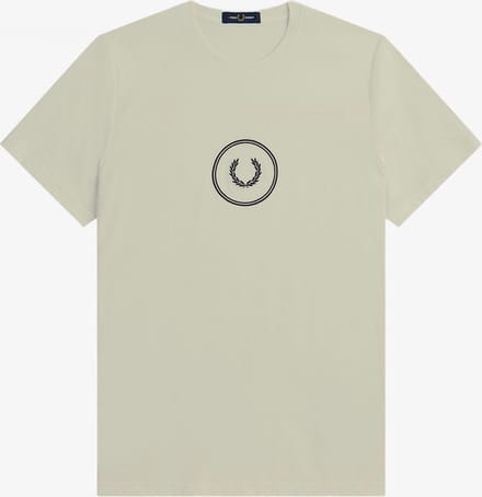 Fred Perry Circle Branding T-Shirt - Groen - S