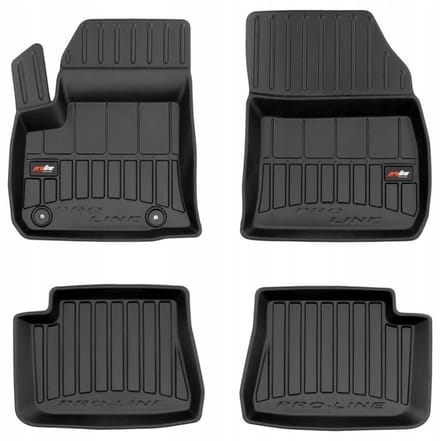 FROGUM – 3D Rubber Vloermatten voor OPEL CORSA-e (2019-) Electric – Set van 4 matten – TPE – Hoge rand 6 cm