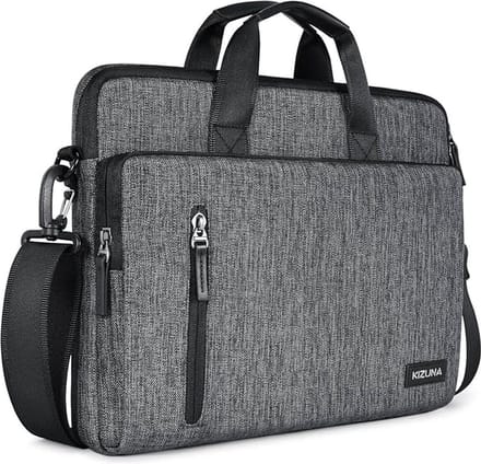 Laptoptas 14 inch- notebooktas-waterdichte laptophoes-sleeve-case voor dames heren schoudertas-grijs