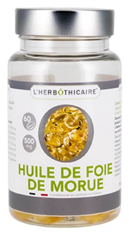 L'Herbôthicaire Kabeljauwleverolie 60 Capsules