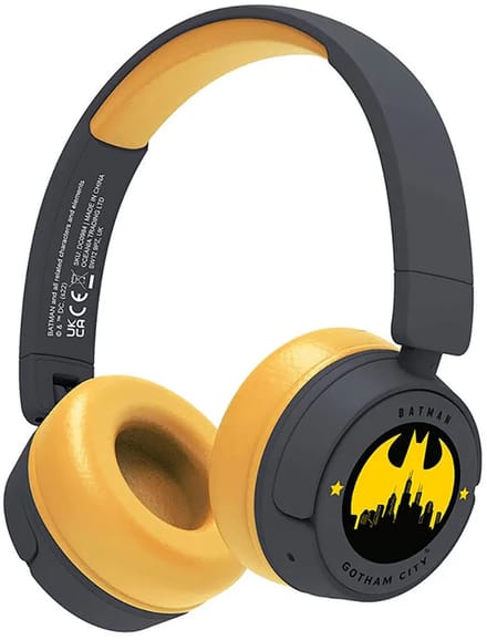 Batman - draadloze junior koptelefoon - met volumebegrenzing - microfoon - lange batterijduur