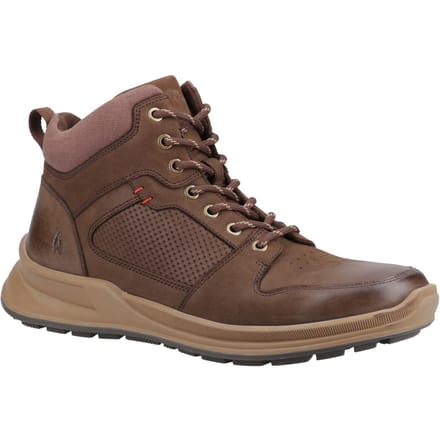 Hush Puppies Arnie Leder Heren Bruin Laarzen
