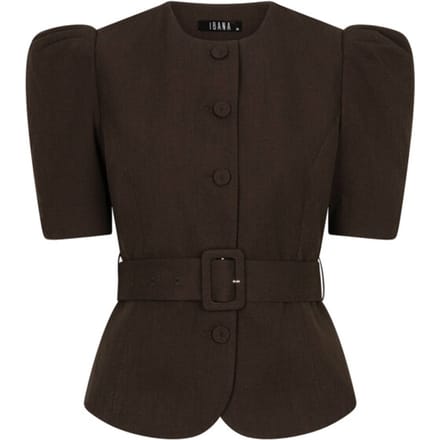 Ibana Blouse korte mouw 302630081 tonia