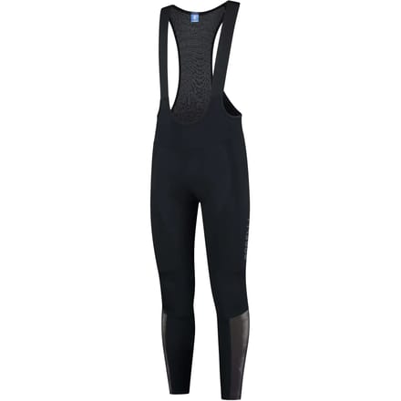 Rogelli Essential HI VIS Heren Lange Fietsbroek - Bretels - Zeem - Zwart