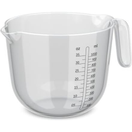 Mepal Maatbeker Chef it - 1 l - Maataanduiding - Vaatwasmachinebestendig - Bakspullen - Transparent