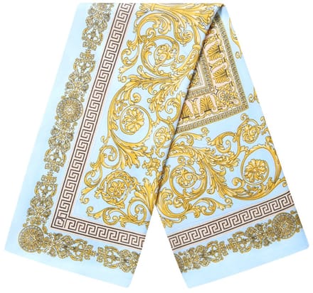 Zomersjaals bloemen casual polyester dagelijkse accessoires - Babyblauw
