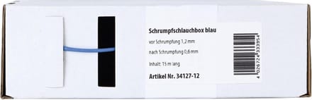 Krimpkous Blauw Ø 1.2 mm / Lengte 15 meter