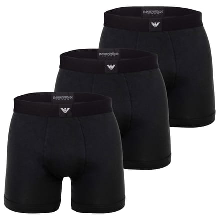 Emporio Armani Boxershorts ESSENTIAL LOGOLABEL Set van 3