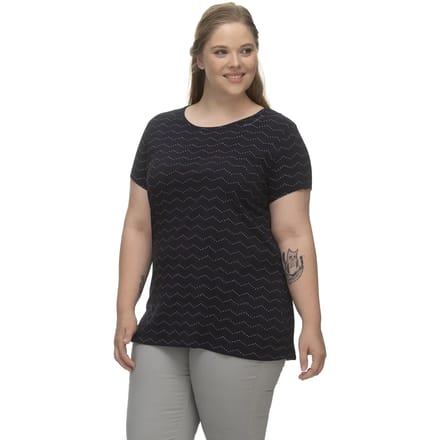 T-shirt dames Ragwear Mintt Zig Zag Plus