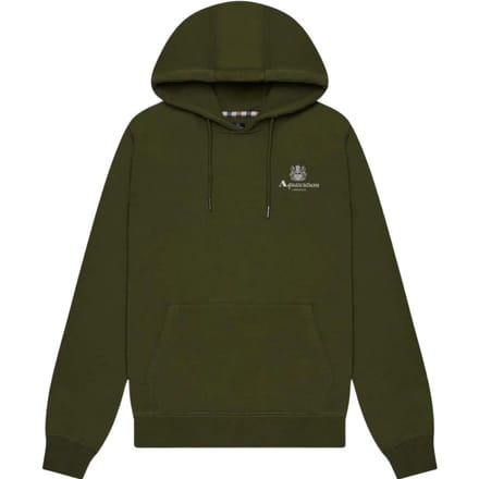 Aquascutum Heren Active Kleine Logo Hoodie (Groen)