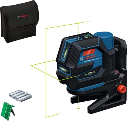 Bosch Professional GCL 12V-50-22 CG Punt- en kruislijnlaser groen 12V Basic Body met batterijhouder - 0601066S00
