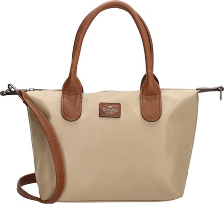 Charm London Buckingham Handtas Crossbody Schoudertas Medium - Zand