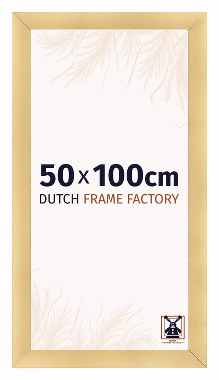 Fotolijst 50x100 cm - MDF - Goud Mat - Praag