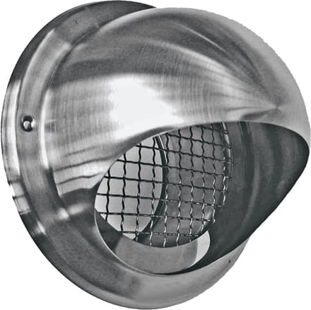 Weha Bolrooster Ø150mm, grofmazig gaas, rvs 304