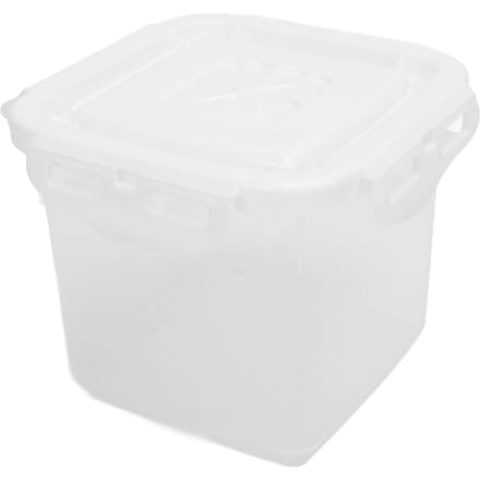 Voedselbewaarcontainer 650ML PP Voedselkwaliteit Luchtdicht met Deksel Multifunctionele Voedselbewaardoos voor Mousse white