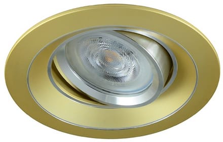 LED inbouwspot Andre -Rond Goud -Warm Wit -Dimbaar -3W -Philips LED