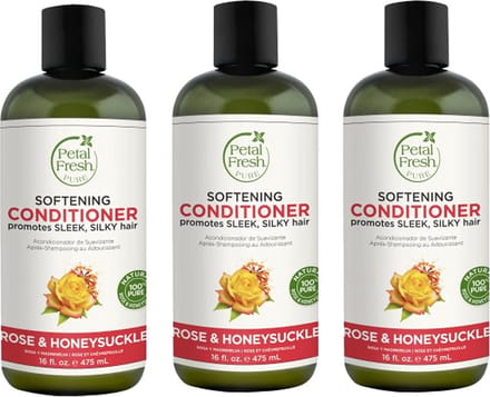 PETAL FRESH - Conditioner Rose & Honeysuckle - 3 Pak