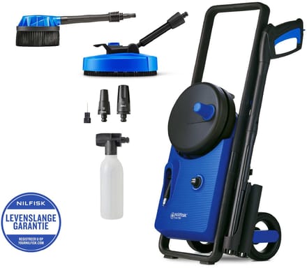 Nilfisk Core 150 PowerControl PA - Hogedrukreiniger - 150 bar - Terrasreiniger - Roterende Borstel